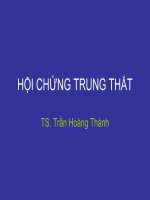 hội chứng trung thất - lâm sàng, chẩn đoán, điều trị