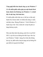 Công nghệ biến hóa thanh công cụ của Windows 7 pdf