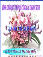 Tuần 25_ Bé nhìn biển