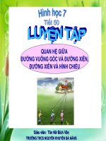 Tiết 50 Hình 7: Luyện tập