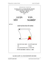 Các thuật ngữ trong ghép kênh truyền hình màu part1 pps