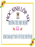 SỰ SINH SẢN CỦA THỰC VẬT CÓ HOA