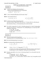 Bộ đề toán 8 HK 2 ( tự luân ) - Hay