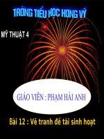 Lop 4 - Ve tranh de tai sinh hoat