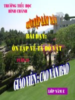 TLV-ÔN TẬP TẢ ĐỒ VẬT-TUẦN- 24