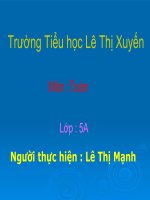 Chia so do thoi gian cho mot so