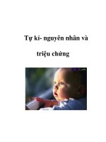 Tự kỉ- nguyên nhân và triệu chứng pps