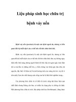 Liệu pháp sinh học chữa trị bệnh vảy nến ppsx