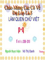 Lam quen chu cai p q