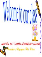 CHUYEN DE TIENG ANH-TX Quang Tri- Unit 11 B 4