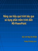 nâng cao hiệu quả giảng dạy