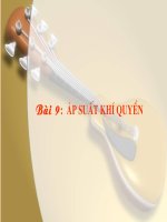 Bai 9 - Áp suat khí quyển