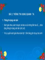 Bai 2: Thong tin xung quang ta