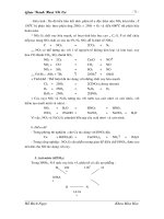 Slide Giáo Trình Công Nghệ Hóa Vô Cơ phần 6 pps