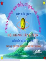 Tiết 39. Sơ lược bảng TH các NTHH