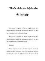 Thuốc chữa các bệnh nấm da hay gặp doc