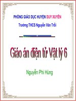 Bài 24: Sự nóng chảy - Sự đông đặc