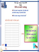 Bài: Đề-xi-mét vuông