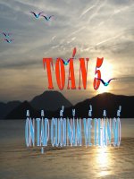 ÔN TẬP CUÔI NĂM-LỚP 5