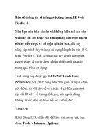 Bảo vệ thông tin vị trí người dùng trong IE 9 và Firefox 4 doc