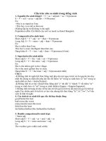 cấu trúc câu so sánh trong tiếng Anh