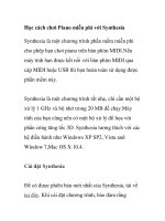 Học cách chơi Piano miễn phí với Synthesia potx