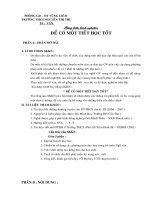 sáng kiến kinh nghiệm để có một tiết học tốt