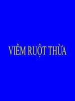 viêm ruột thừa - bộ môn ngoại đhyhn