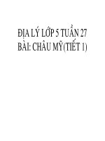 DIA LY CHAU MI (T1)TUAN 27