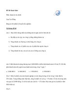 Đề thi tham khảo Môn: Quản trị tài chính Lớp Cao Đẳng pptx