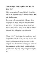 Tăng tốc mạng không dây bằng cách thay đổi kênh Wi-Fi pps