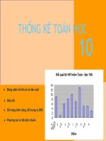 Giáo án Thống kê