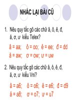 Bài 4.Dấu huyền, sắc, nặng