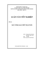 Yêu cầu kỹ thuật tram BTS teletype máy tính giao tiếp part1 doc