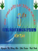 Toán- bảng đơn vị đo thời gian