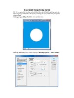 Bong bóng trên mặt nước ppsx
