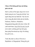 Chia sẻ File không giới hạn mà không phải chờ đợi potx