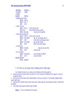 [Ngôn Ngữ Máy] Đề Cương Bài Giảng Hợp Ngữ (assembly language) phần 2 doc