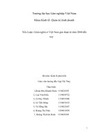 tiểu luận giảm nghèo ở việt nam giai đoạn từ 2000 đến nay