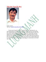 Nhà thơ Nguyễn Duy