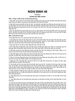 NGHỊ ĐỊNH 48 VỀ LUẬT ĐẦU TƯ XÂY DỰNG ppsx