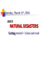 U9: getting started - líten and read - don''''t believe, don''''t watch