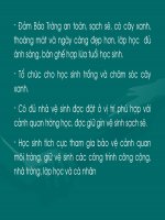 Nội dung 1 về trường học thân thiện