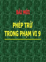 trừ phạm vi 9 phần 2
