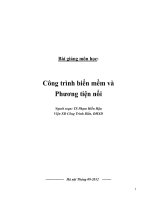 Bài giảng phương trình biển mềm và phương tiện nổi
