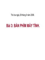 Bai 3 Ban Phim may tinh
