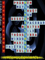 Ô chữ Tin học 6