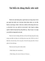 Tai biến do dùng thuốc nhỏ mũi pptx