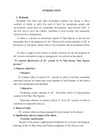 Dissertation abstracts to evaluate effectiveness of AF systems in vo nhai district, thai nguyen province