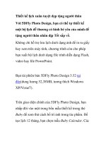 Thiết kế lịch xuân tuyệt đẹp tặng người thân pptx